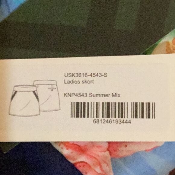 KYODAN NWT WOMENS GOLF OUTDOOR AVTIVE WEAR SKORT SKIRT SUMMER MIX COLORFUL - Picture 6 of 9